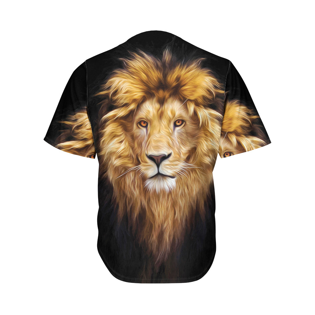Leo Portrait Print Men's Baseball Jersey