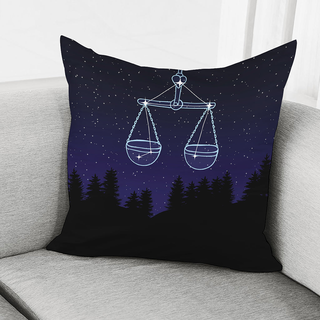 Libra Constellation Print Pillow Cover