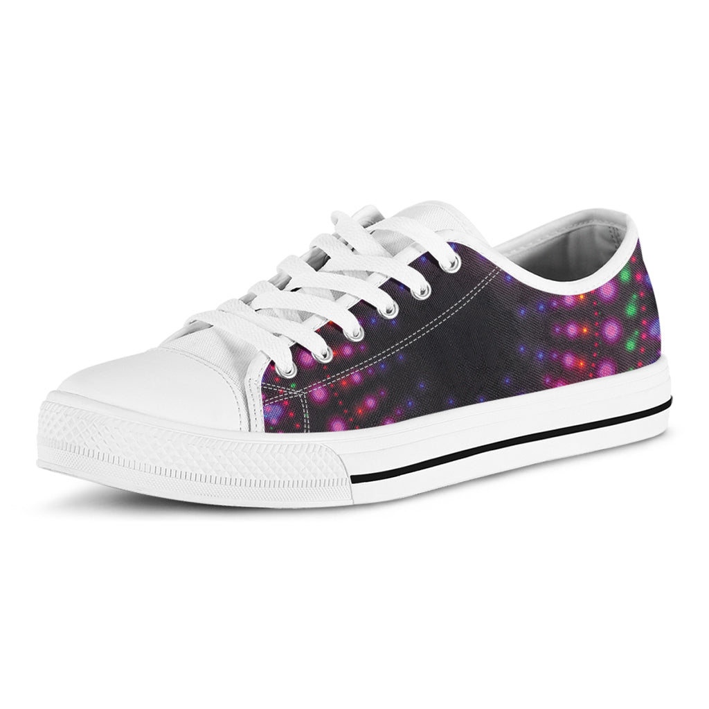 Light Mandala Print White Low Top Shoes