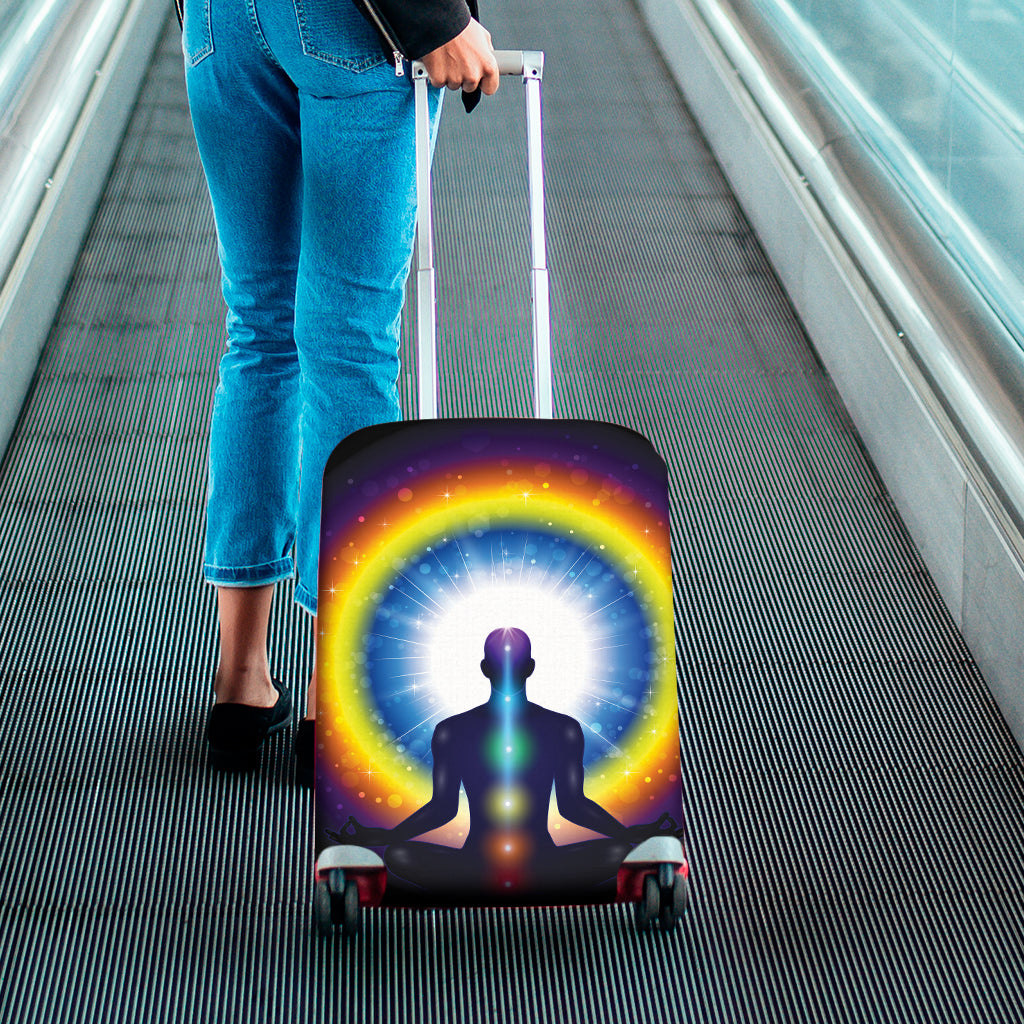 Light Of Seven Chakras Print Luggage Cover