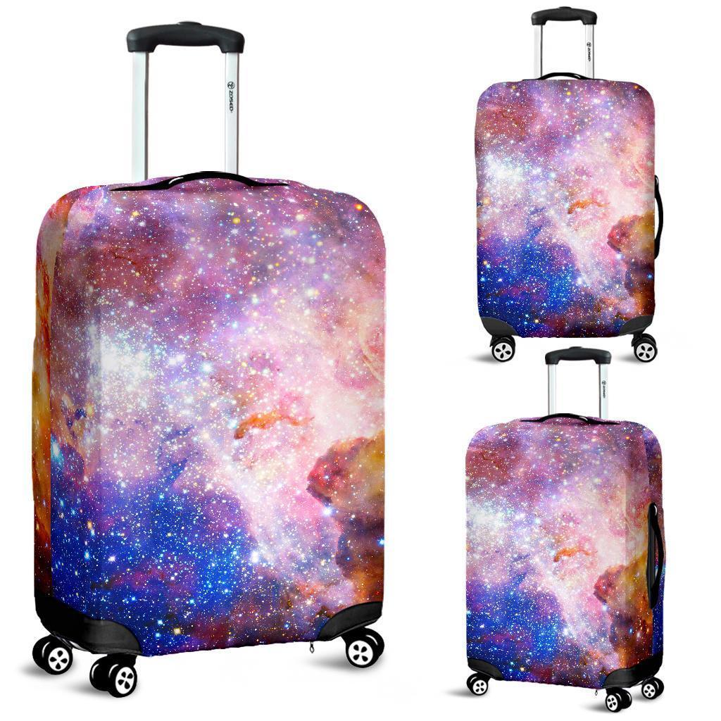 Light Stardust Galaxy Deep Space Print Luggage Cover GearFrost