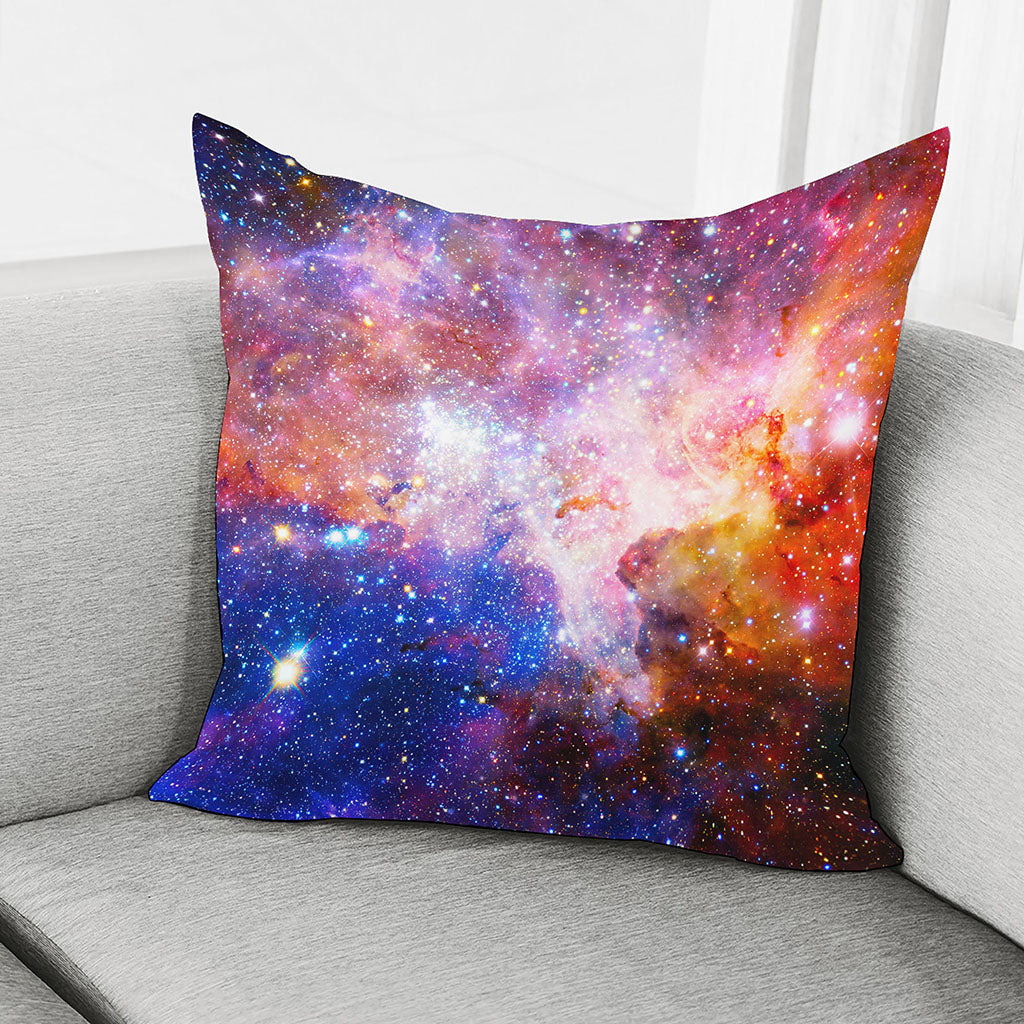 Light Stardust Galaxy Deep Space Print Pillow Cover