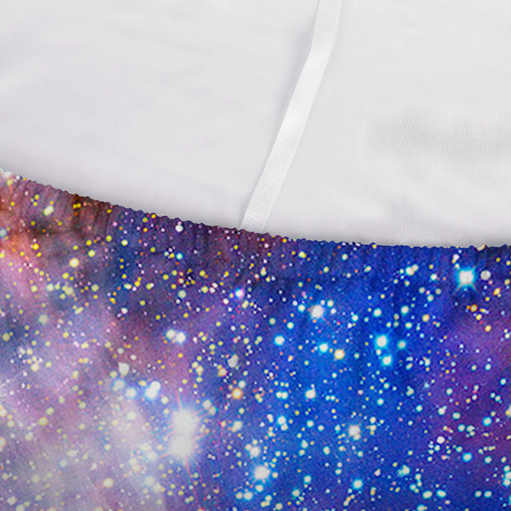 Light Stardust Galaxy Deep Space Print Sofa Cover