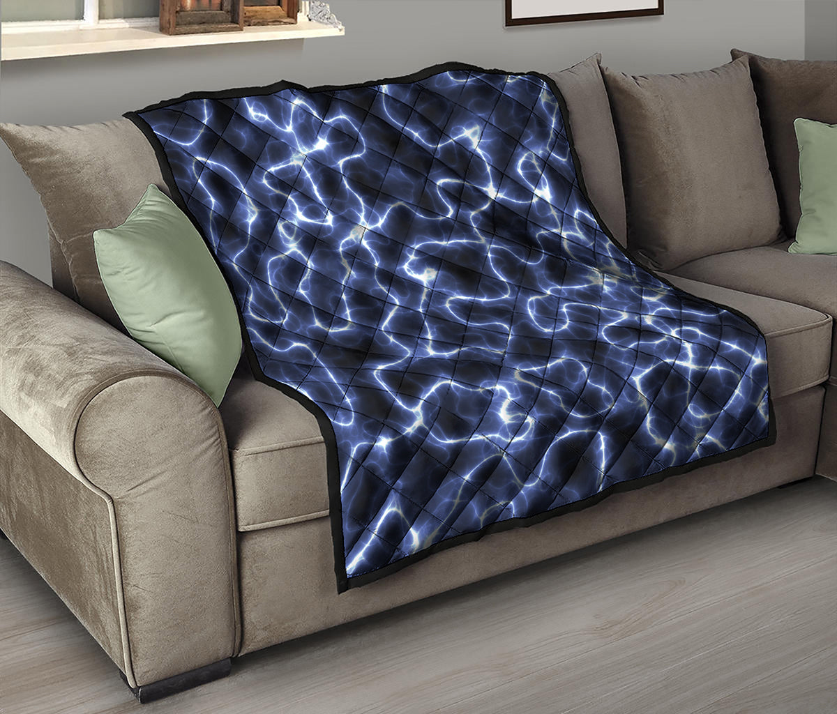 Lightning Chain Print Quilt