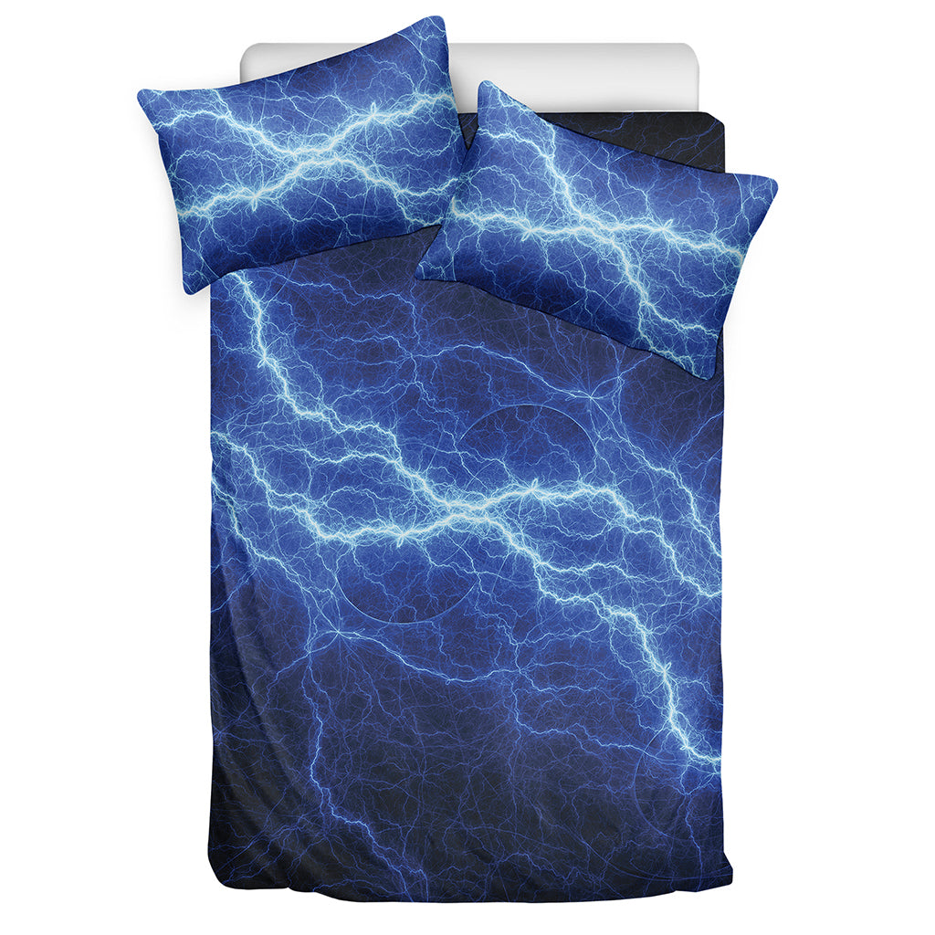 Lightning Plasma Print Duvet Cover Bedding Set