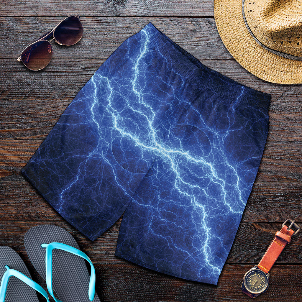Lightning Plasma Print Men's Shorts