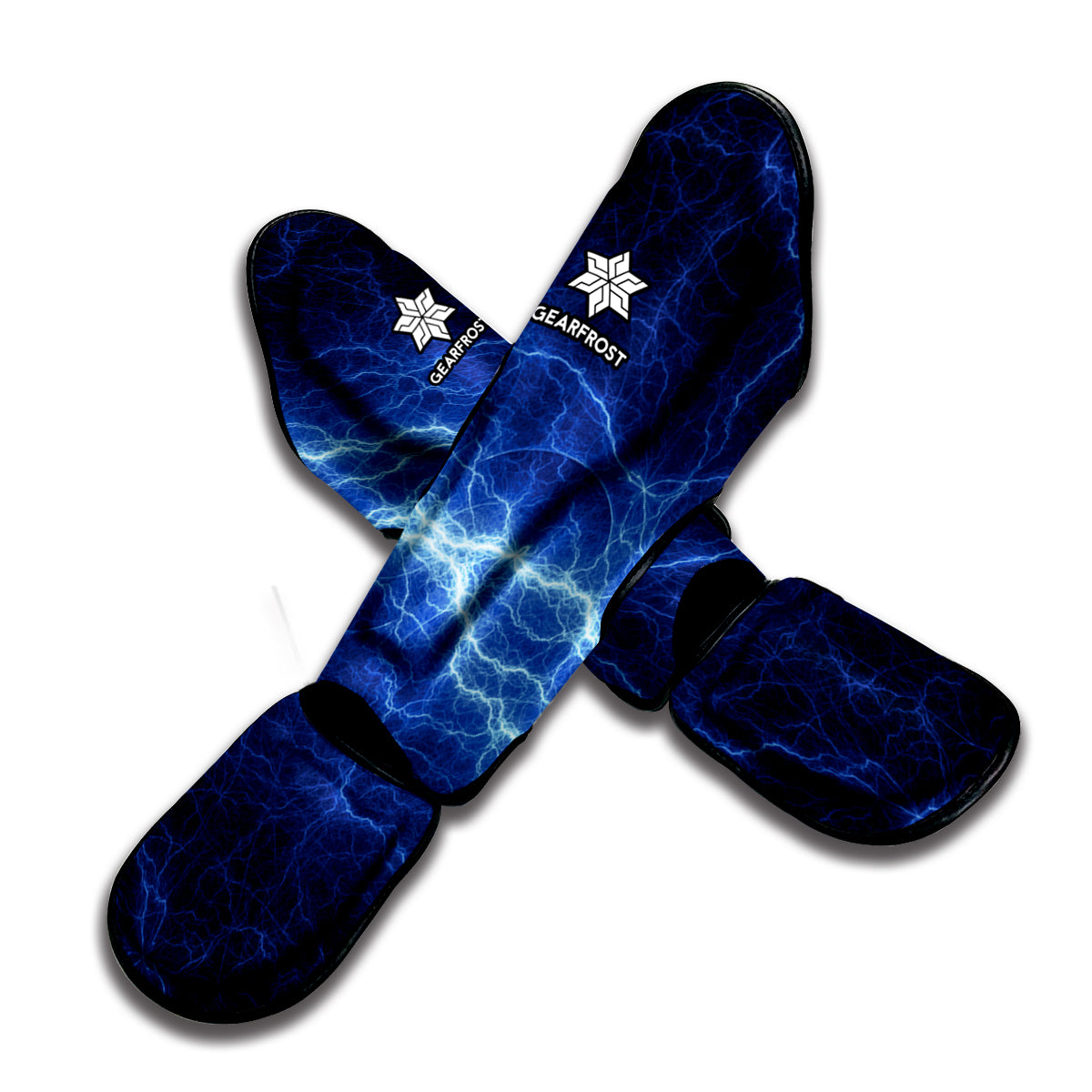 Lightning Plasma Print Muay Thai Shin Guard