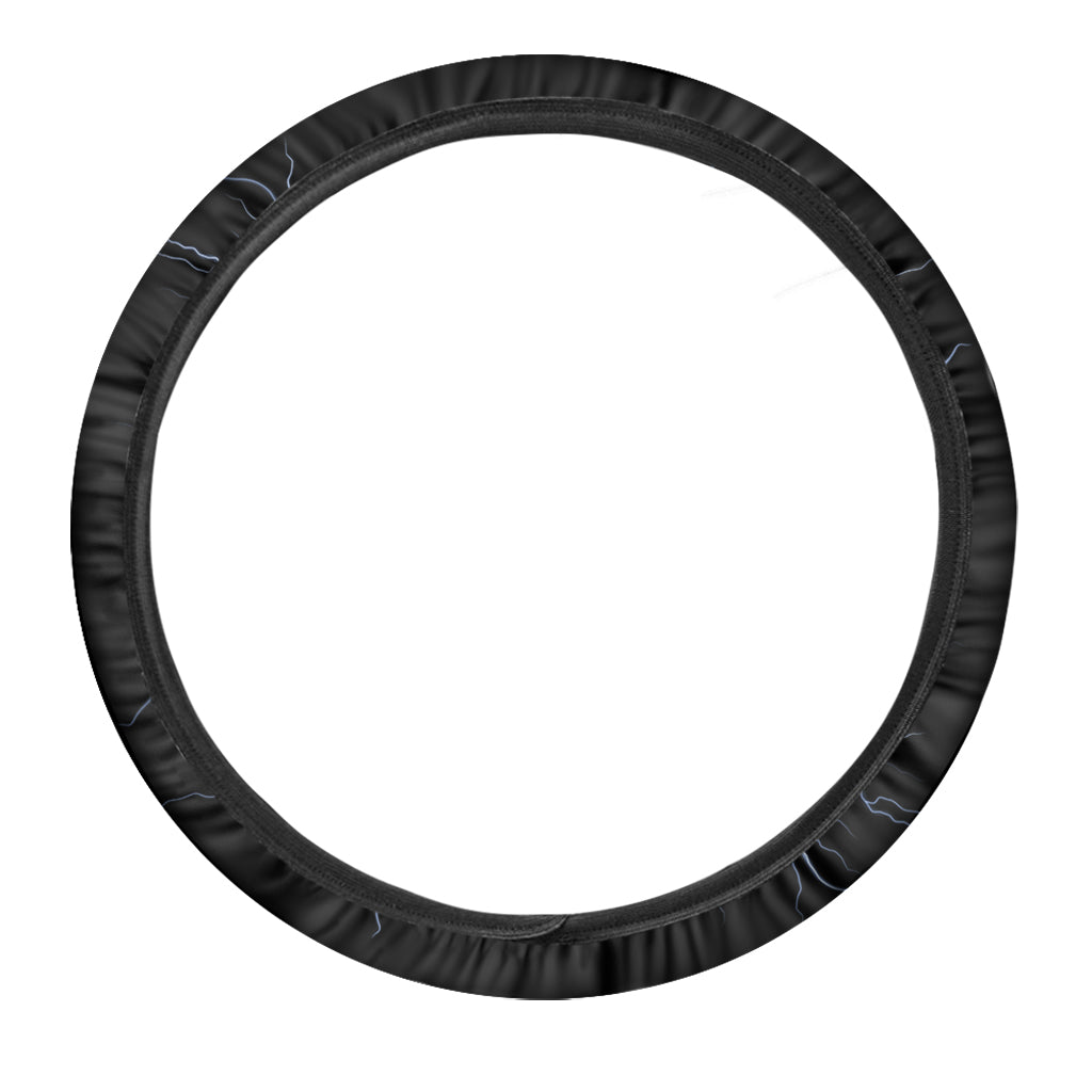 Lightning Spark Print Car Steering Wheel Cover
