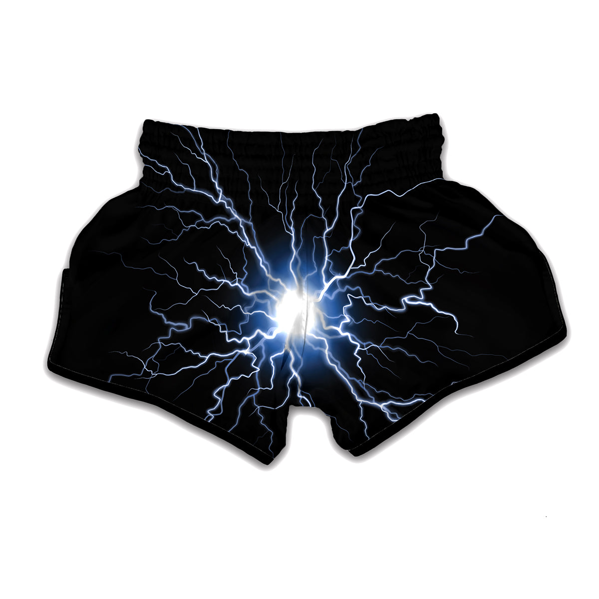 Lightning Spark Print Muay Thai Boxing Shorts