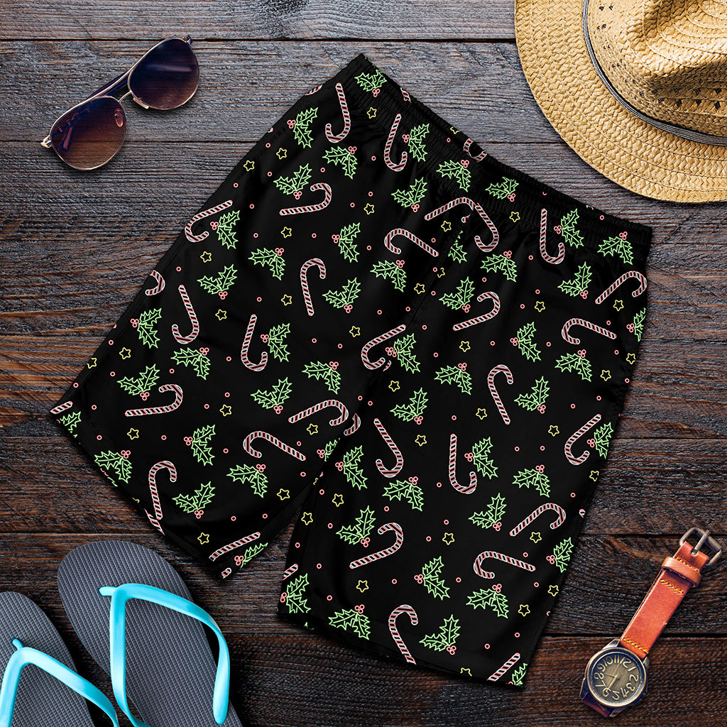 Lights Christmas Pattern Print Men's Shorts