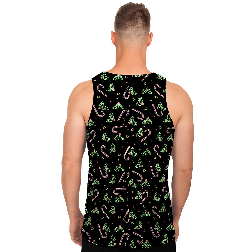 Lights Christmas Pattern Print Men's Tank Top
