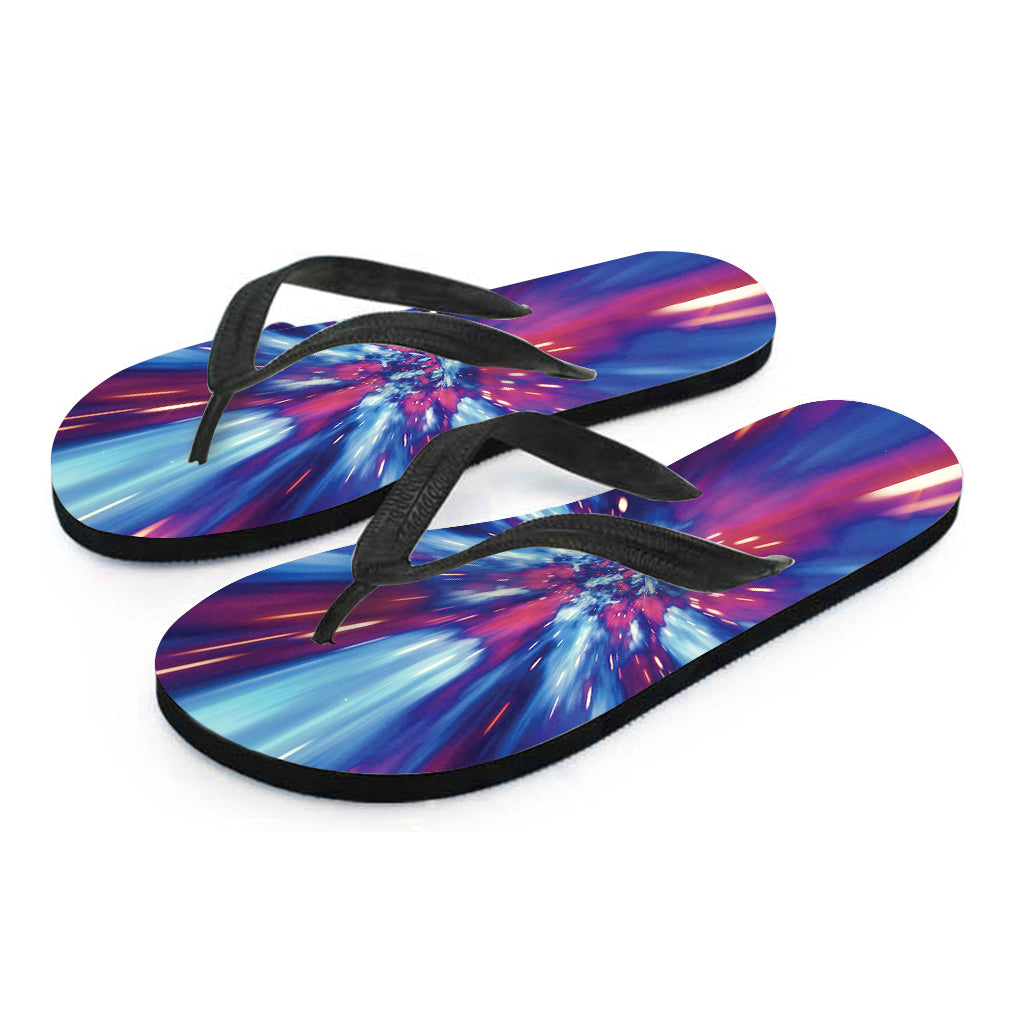 Lightspeed Vortex Print Flip Flops