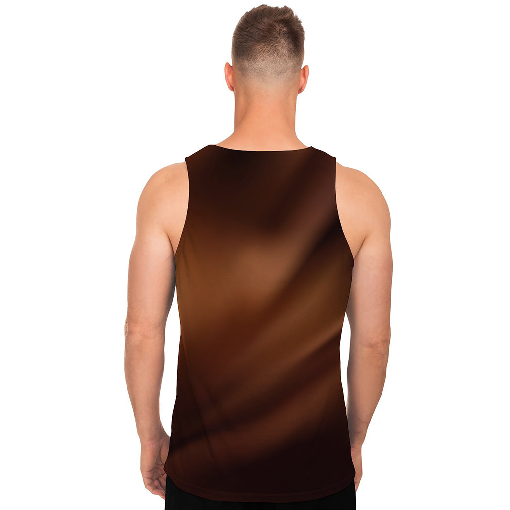 Liquid Chocolate Print Men's Tank Top