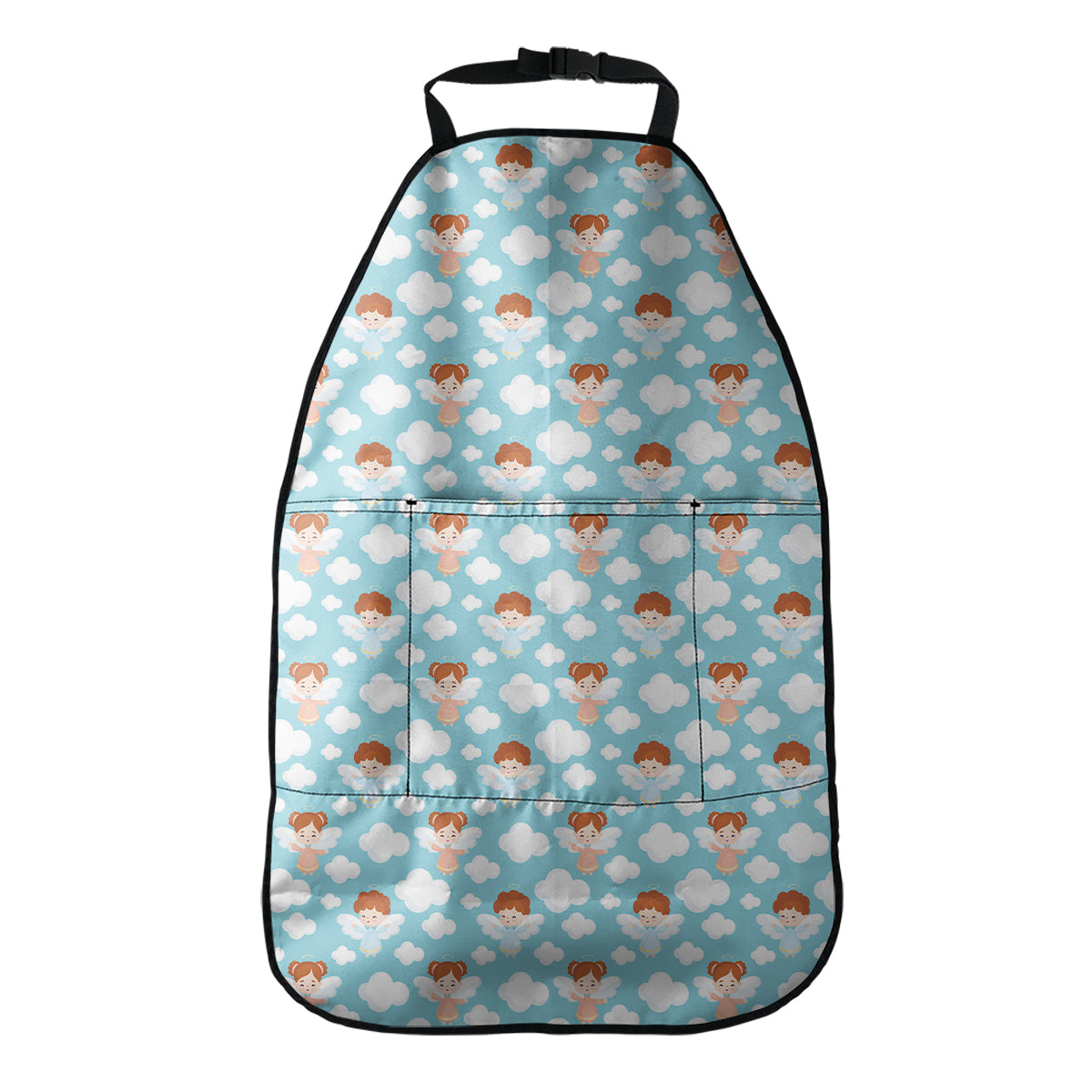 Little Angel Pattern Print Car Seat Organizers