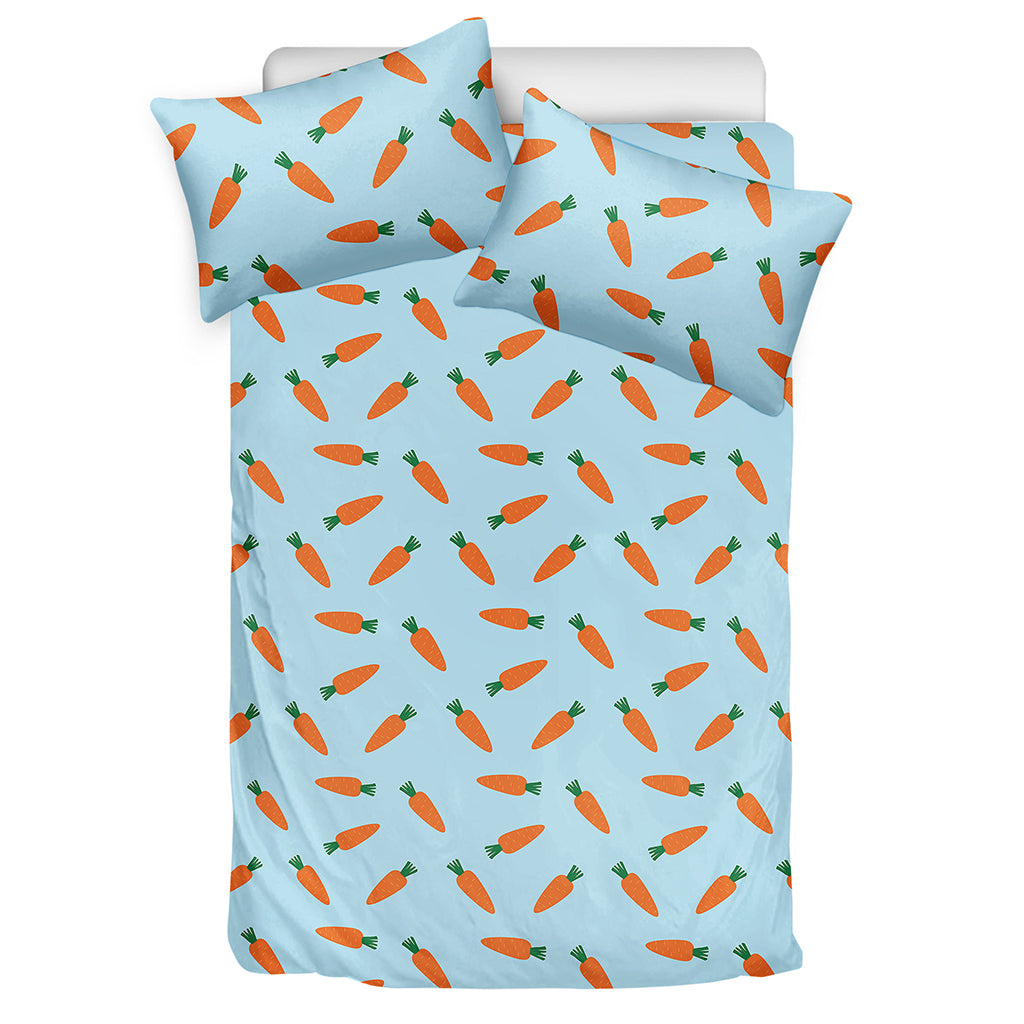 Little Carrot Pattern Print Duvet Cover Bedding Set