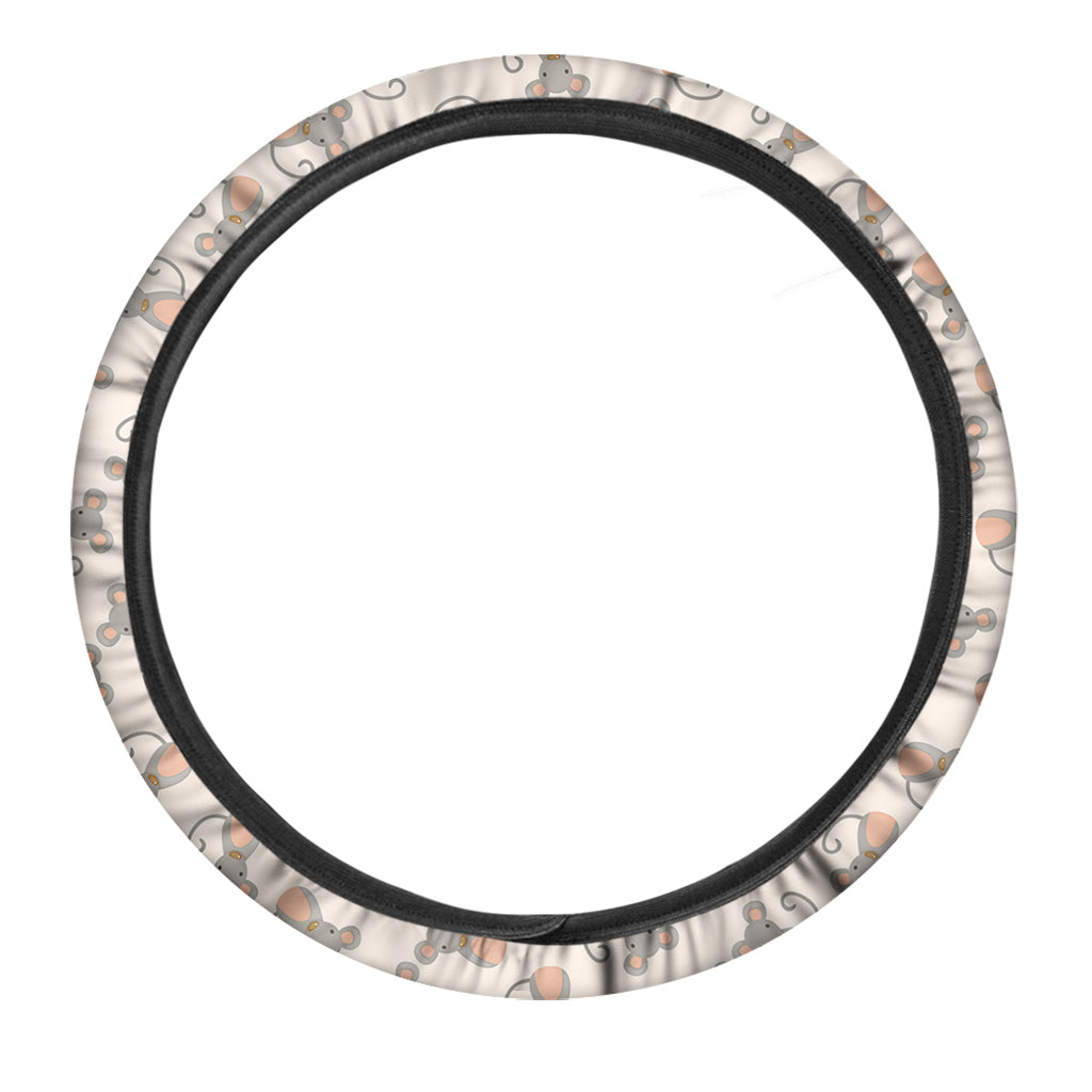 Little Rat Pattern Print Car Steering Wheel Cover