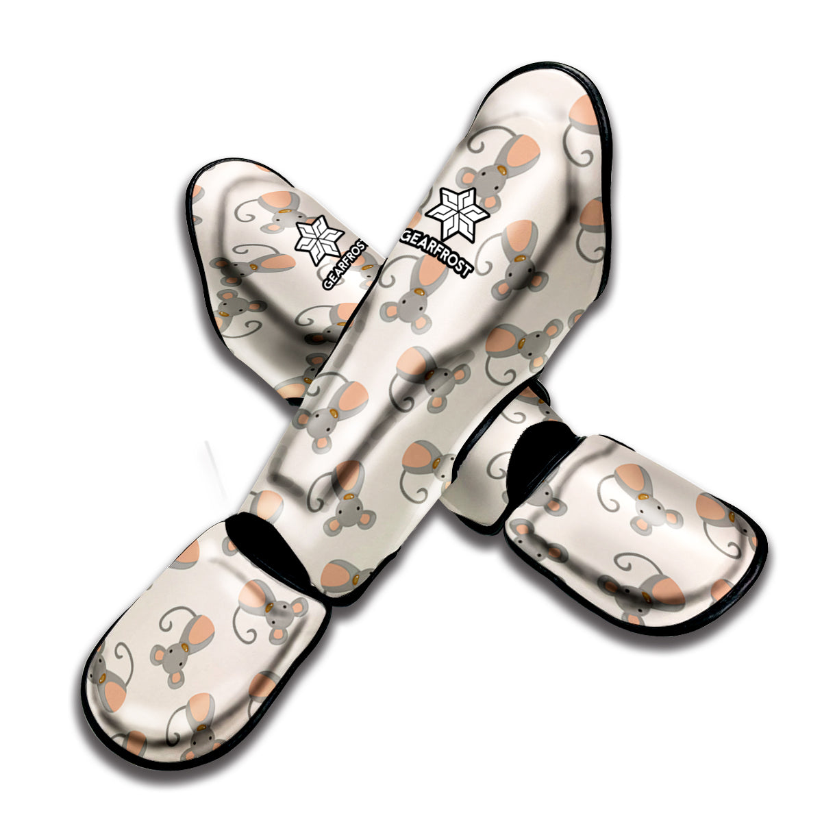 Little Rat Pattern Print Muay Thai Shin Guard