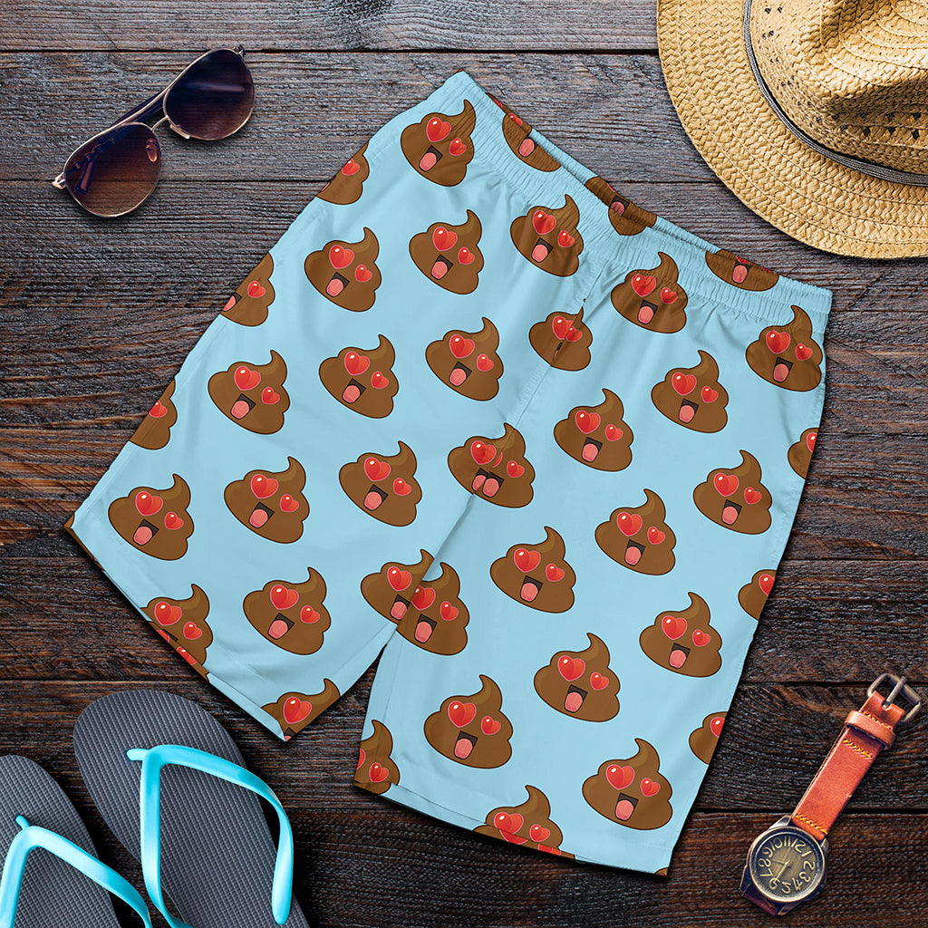 Lovely Poop Pattern Print Men's Shorts