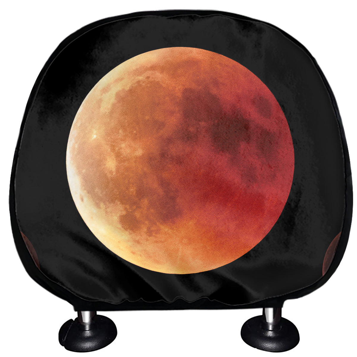 Lunar Eclipse Cycle Print Car Headrest Covers
