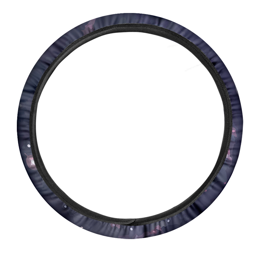 Lunar Phase Cycle Print Car Steering Wheel Cover