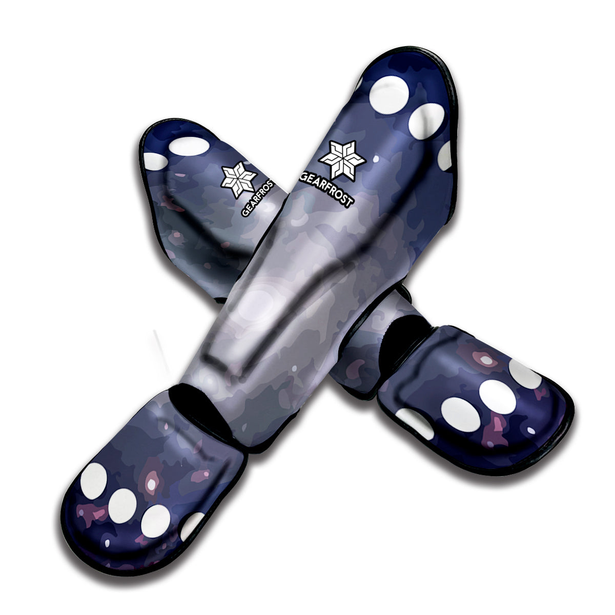 Lunar Phase Cycle Print Muay Thai Shin Guard