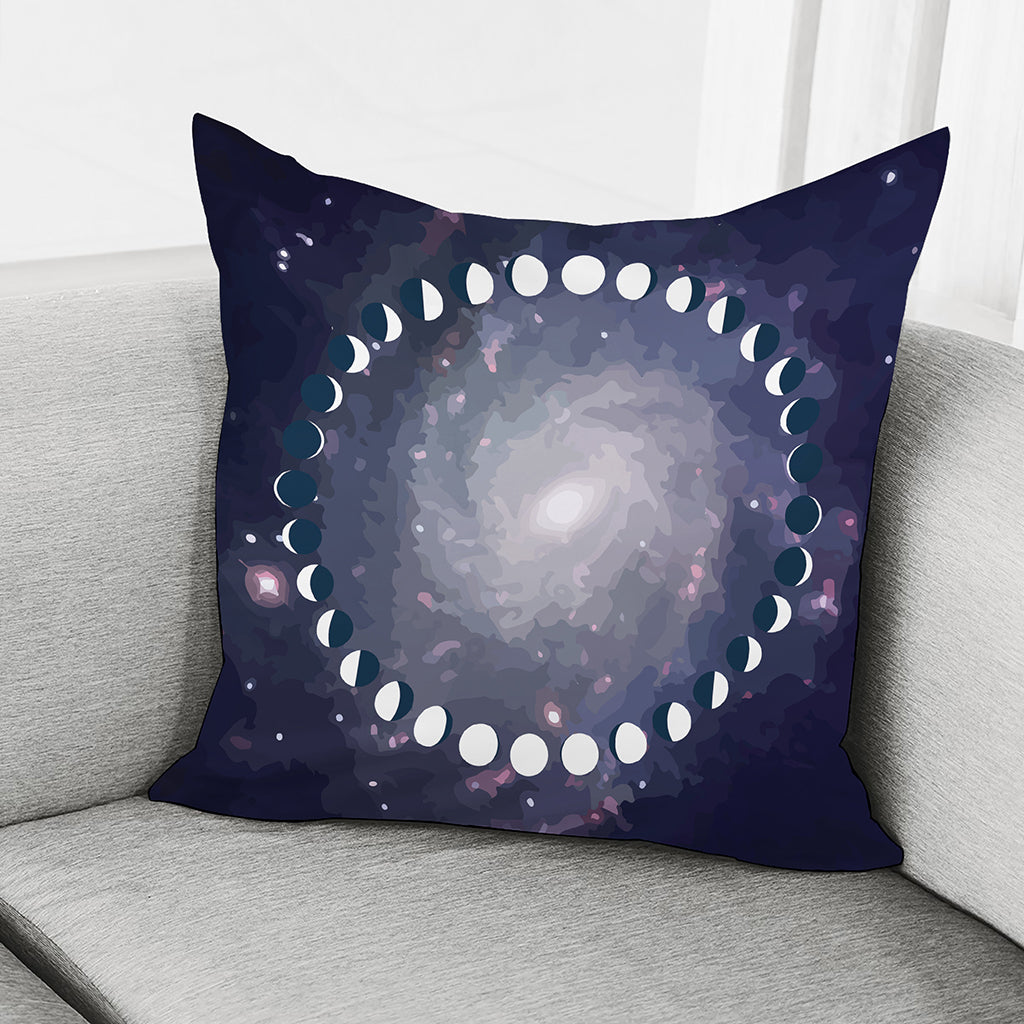Lunar Phase Cycle Print Pillow Cover