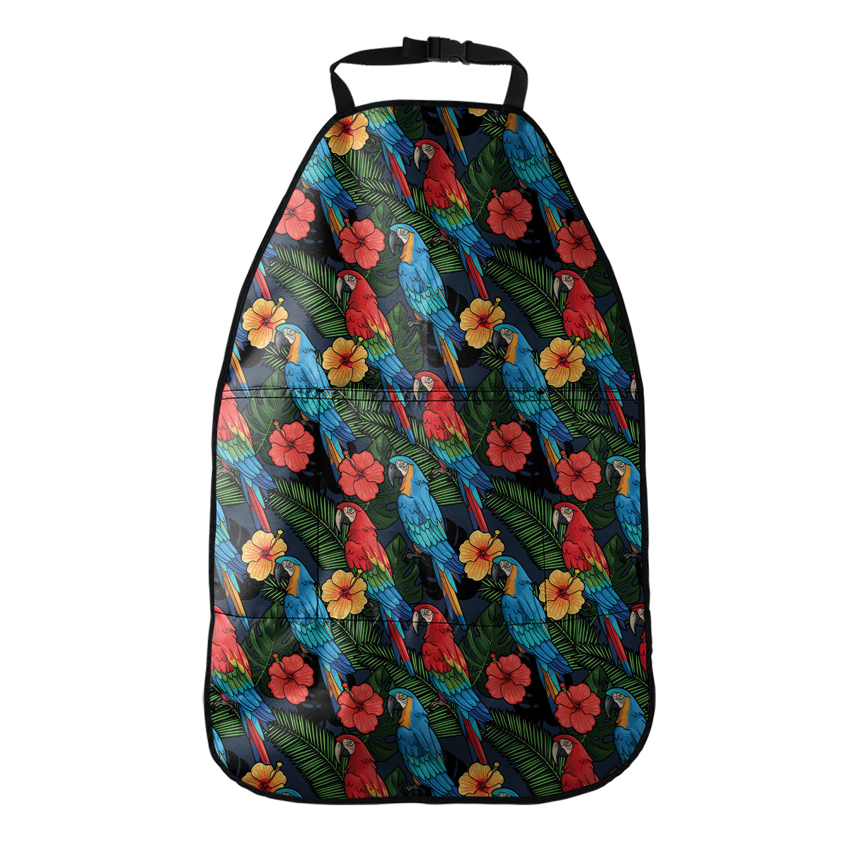 Macaw Parrot Pattern Print Car Seat Organizers