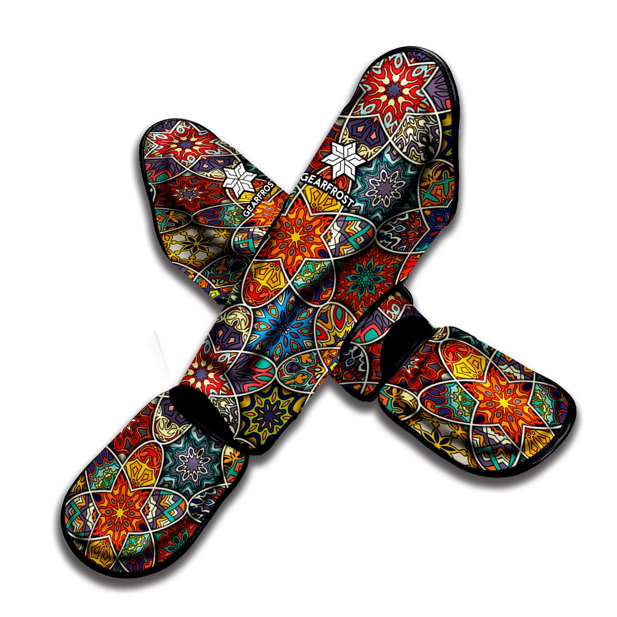 Mandala Star Bohemian Pattern Print Muay Thai Shin Guard