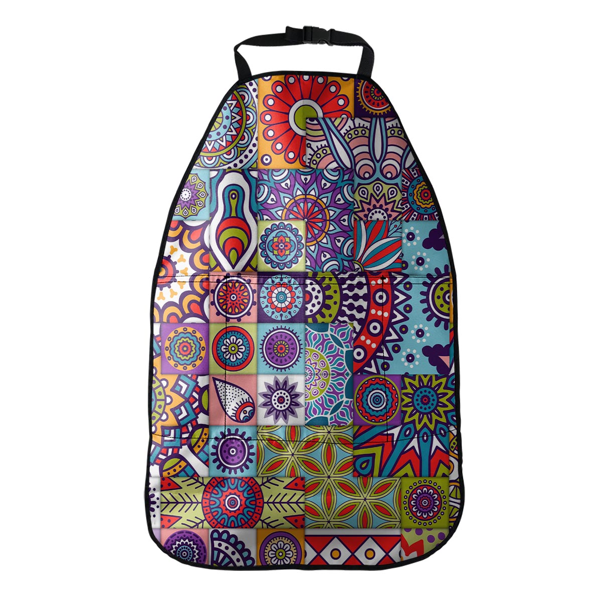 Mandala Tile Bohemian Pattern Print Car Seat Organizers