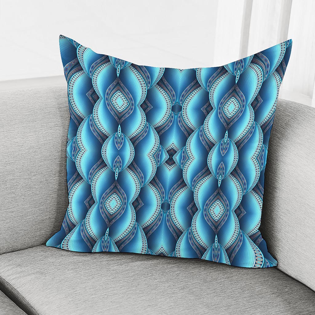 Mandala Waves Bohemian Pattern Print Pillow Cover
