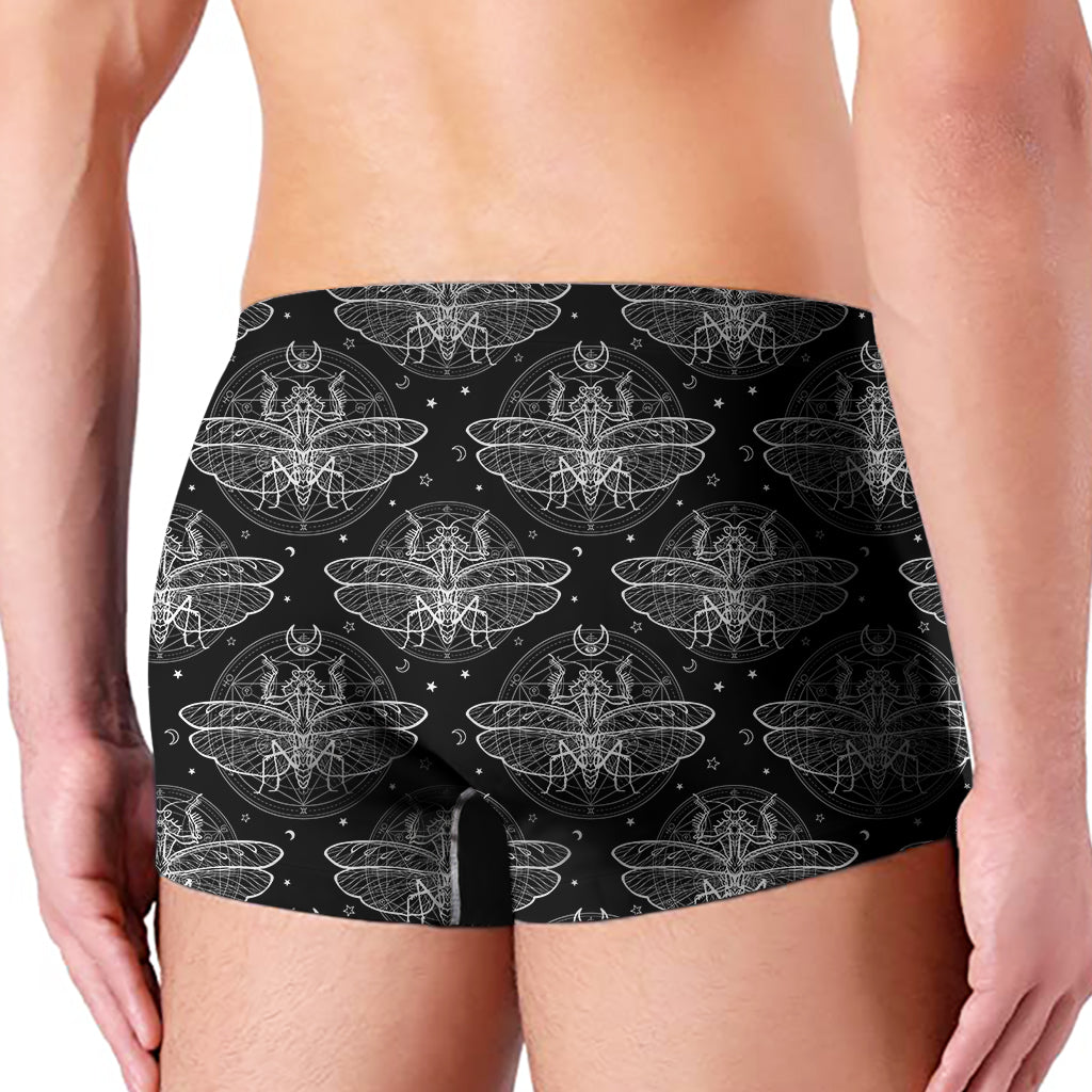 Mantis Spirit Animal Pattern Print Men's Boxer Briefs