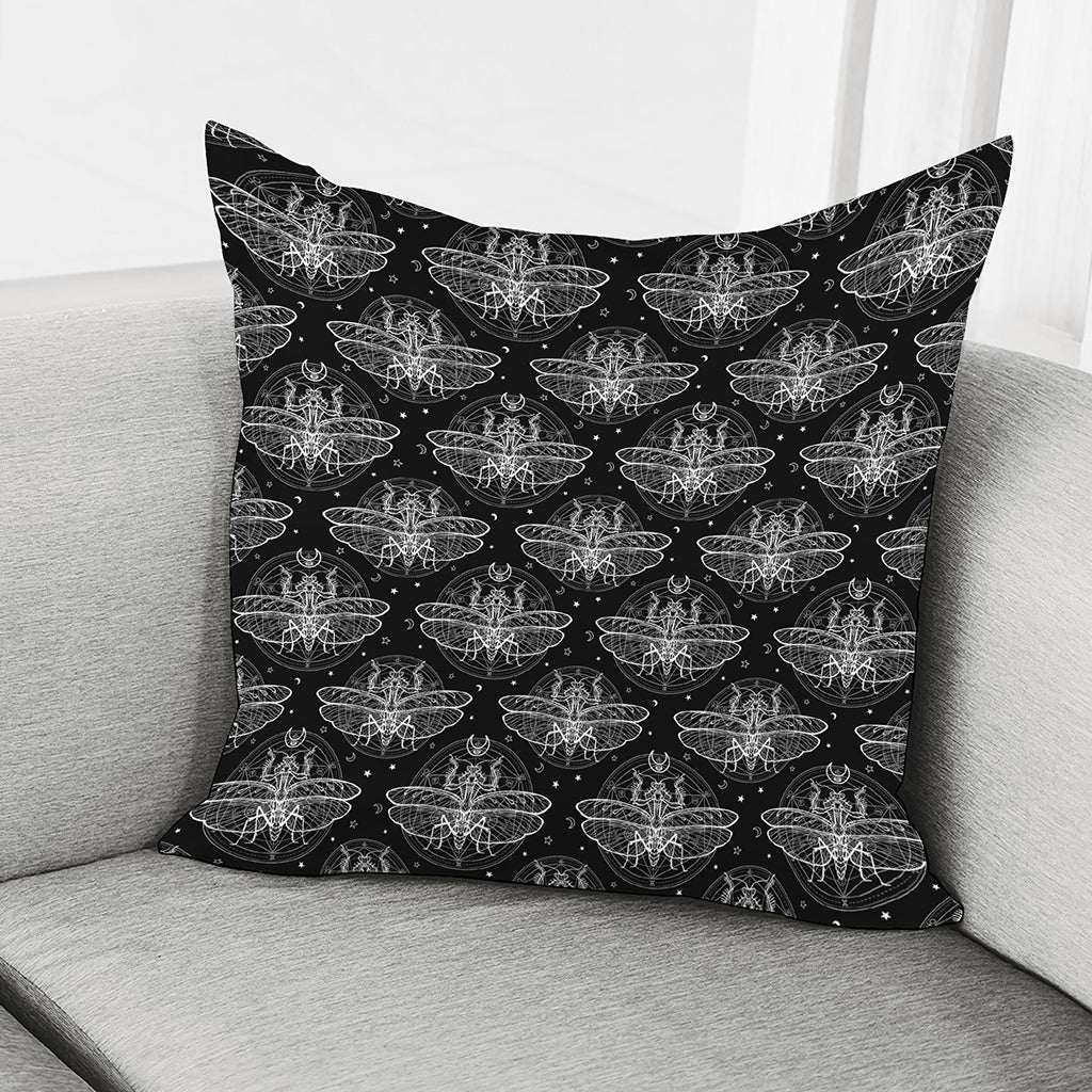 Mantis Spirit Animal Pattern Print Pillow Cover