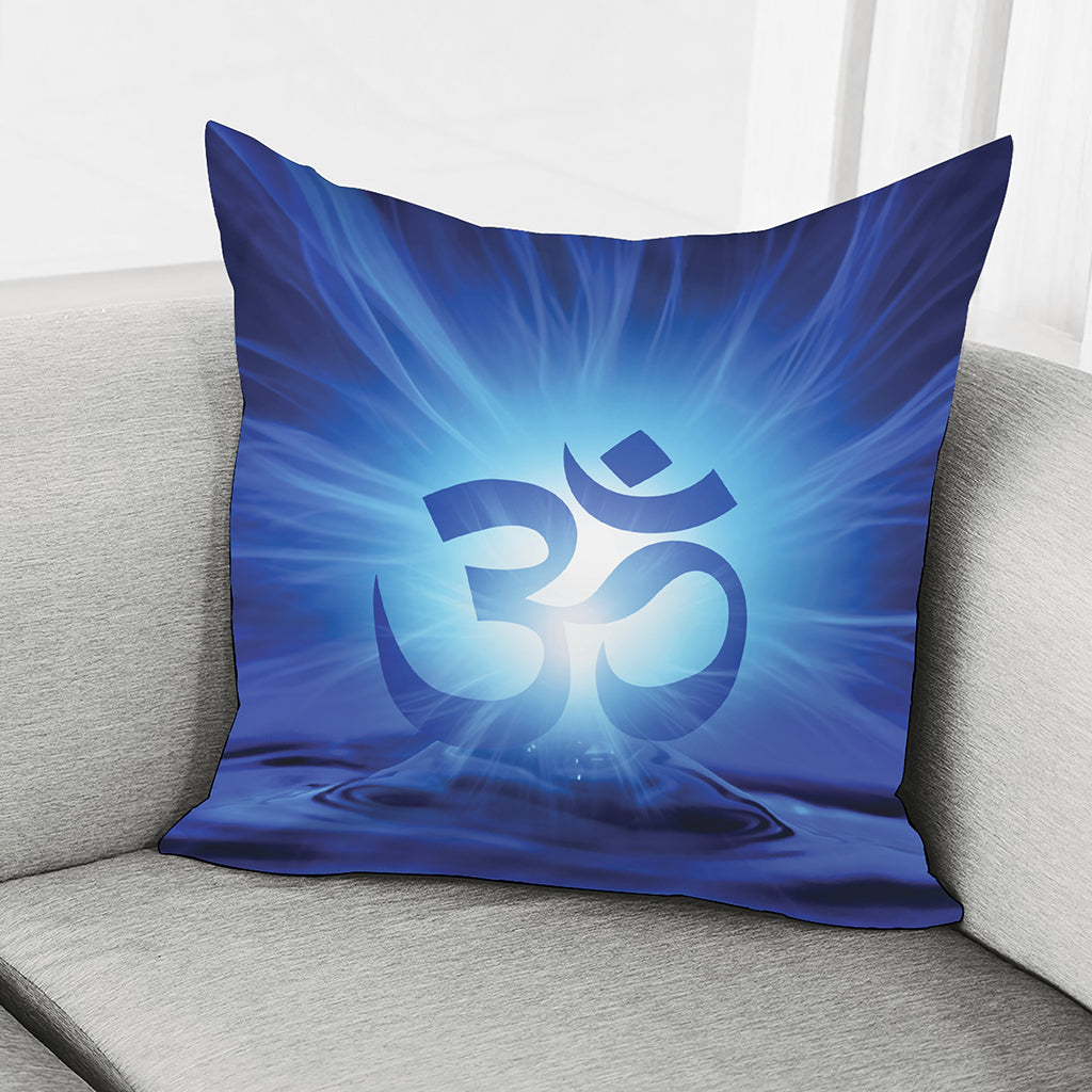 Mantra Om Print Pillow Cover