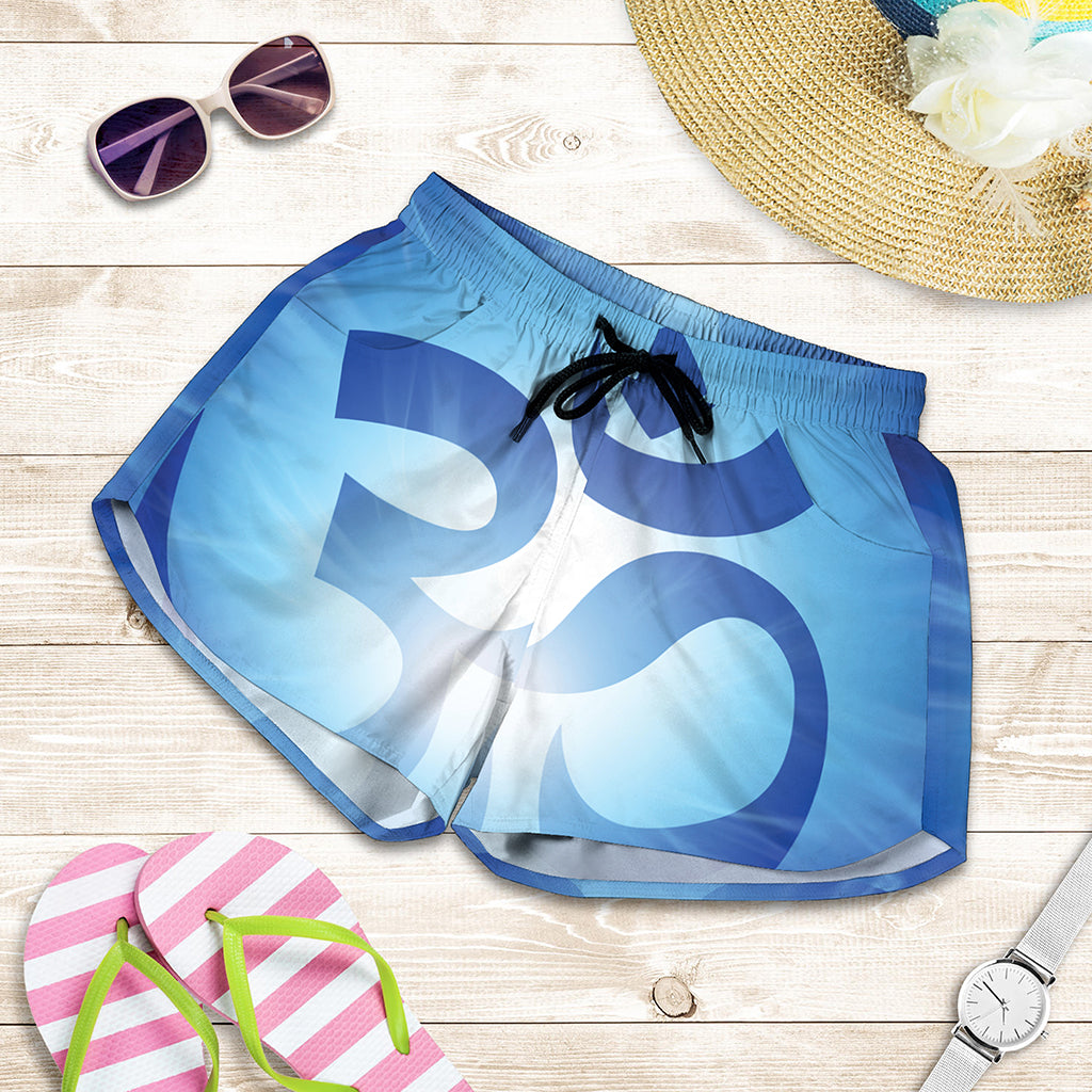 Mantra Om Print Women's Shorts