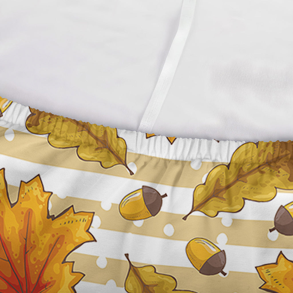 Maple And Oak Pattern Print Sofa Cover
