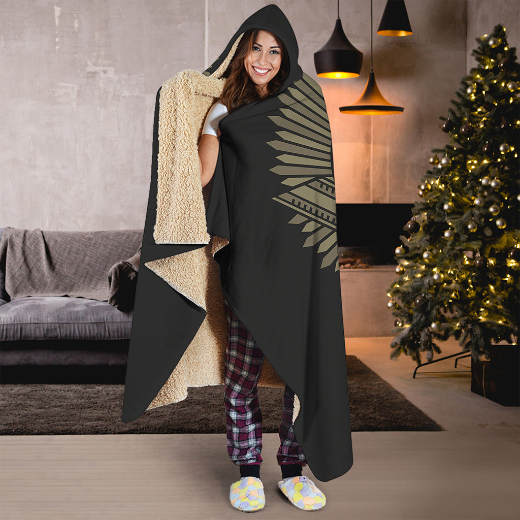 Masonic Freemasonry Print Hooded Blanket