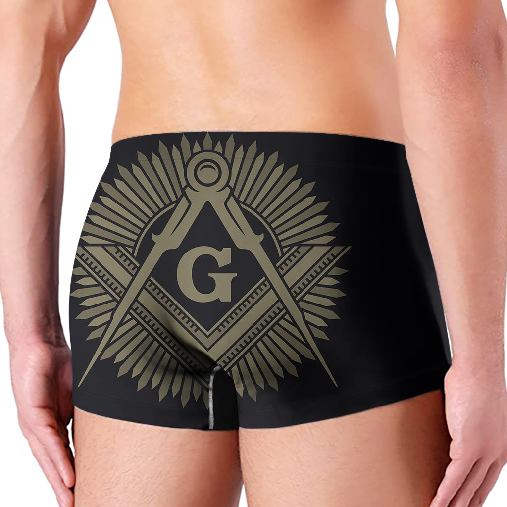 Masonic Freemasonry Print Men's Boxer Briefs