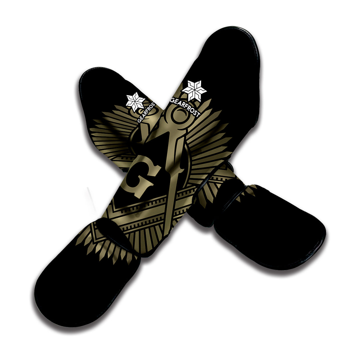 Masonic Freemasonry Print Muay Thai Shin Guard