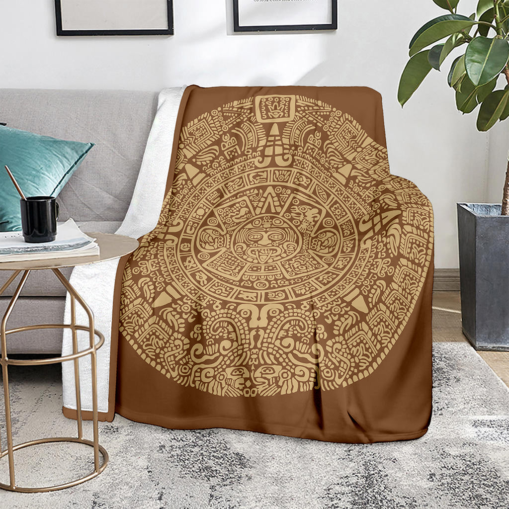 Mayan Calendar Print Blanket