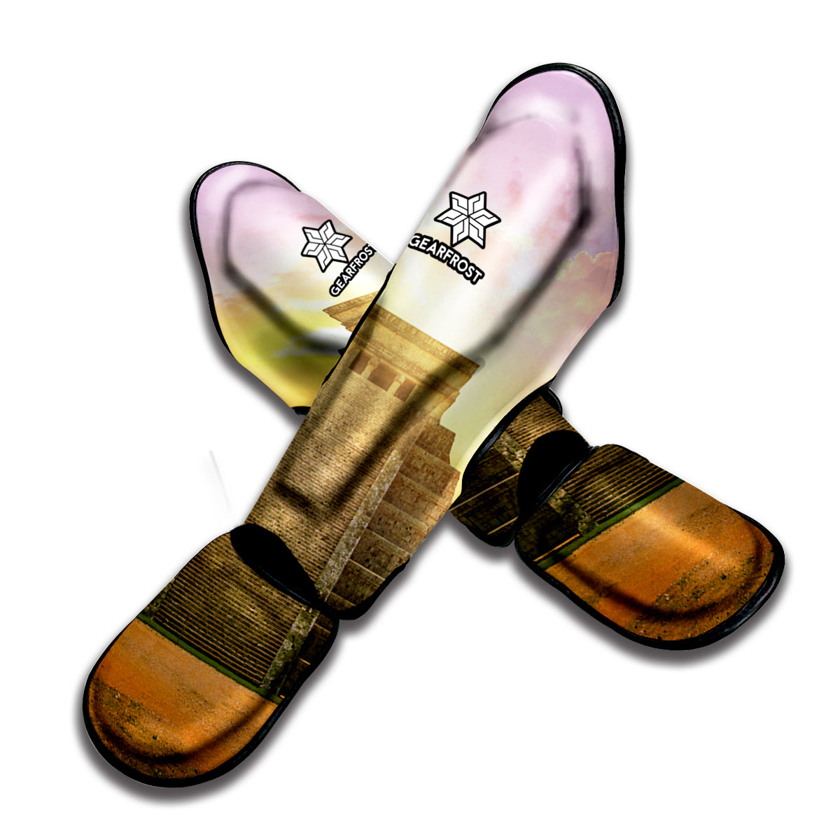 Mayan Civilization Print Muay Thai Shin Guard