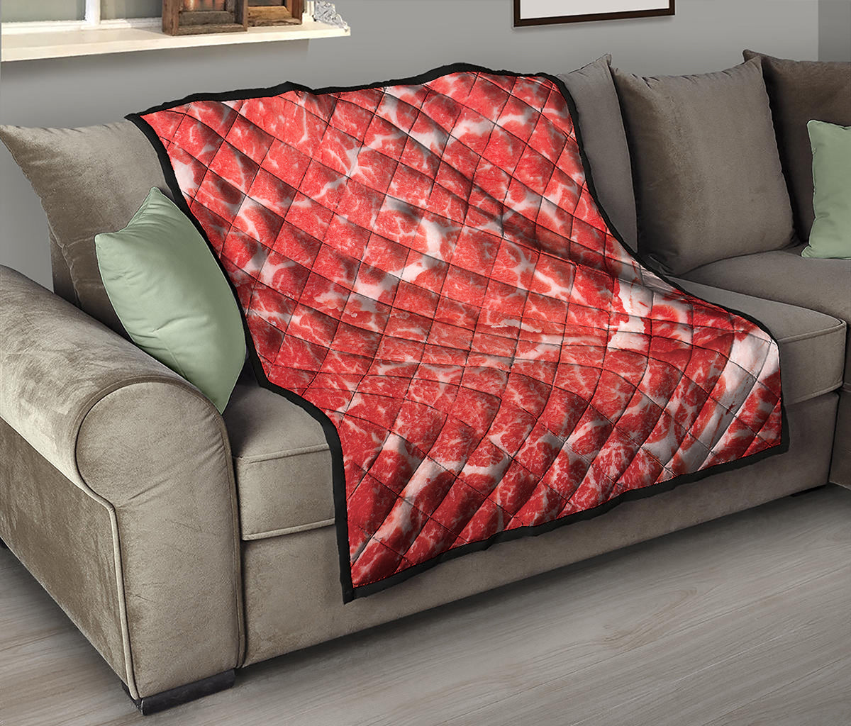 Meat Print Quilt