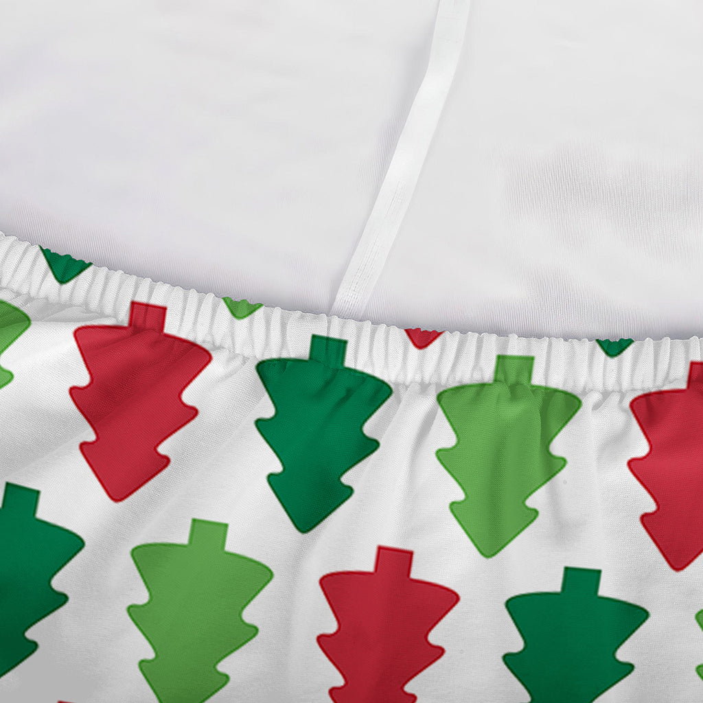 Merry Christmas Tree Pattern Print Sofa Cover