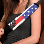 Military American Flag Print Car Seat Belt Covers