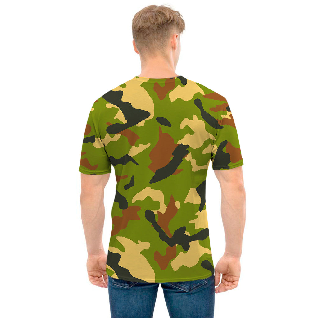 Military Camouflage Print Men's T-Shirt