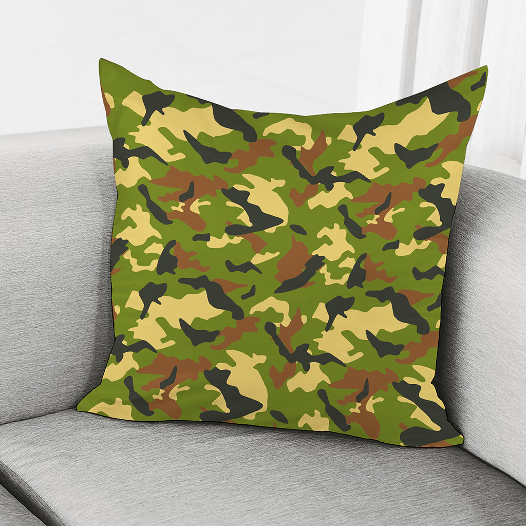 Military Camouflage Print Pillow Cover