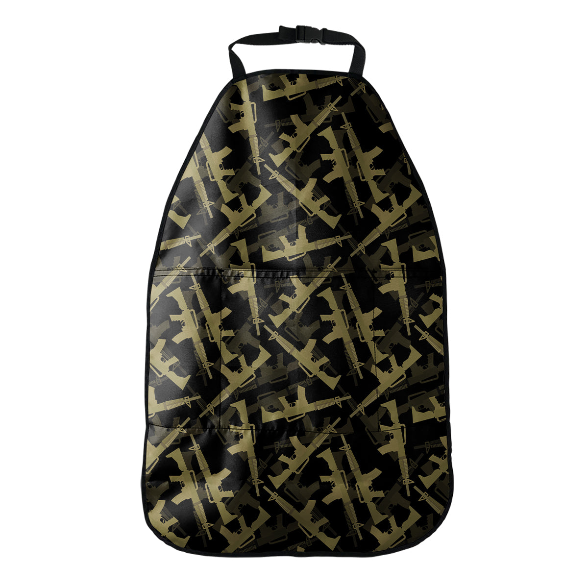 Military Guns Pattern Print Car Seat Organizers
