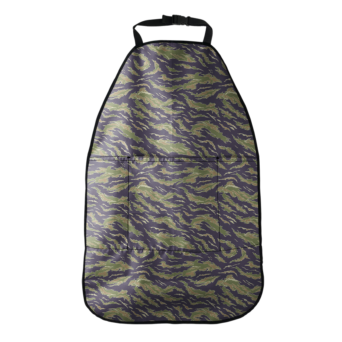 Military Tiger Stripe Camouflage Print Car Seat Organizers