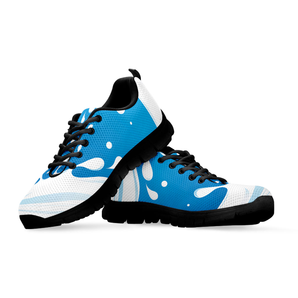 Milk Print Black Sneakers