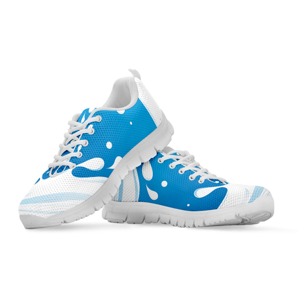 Milk Print White Sneakers