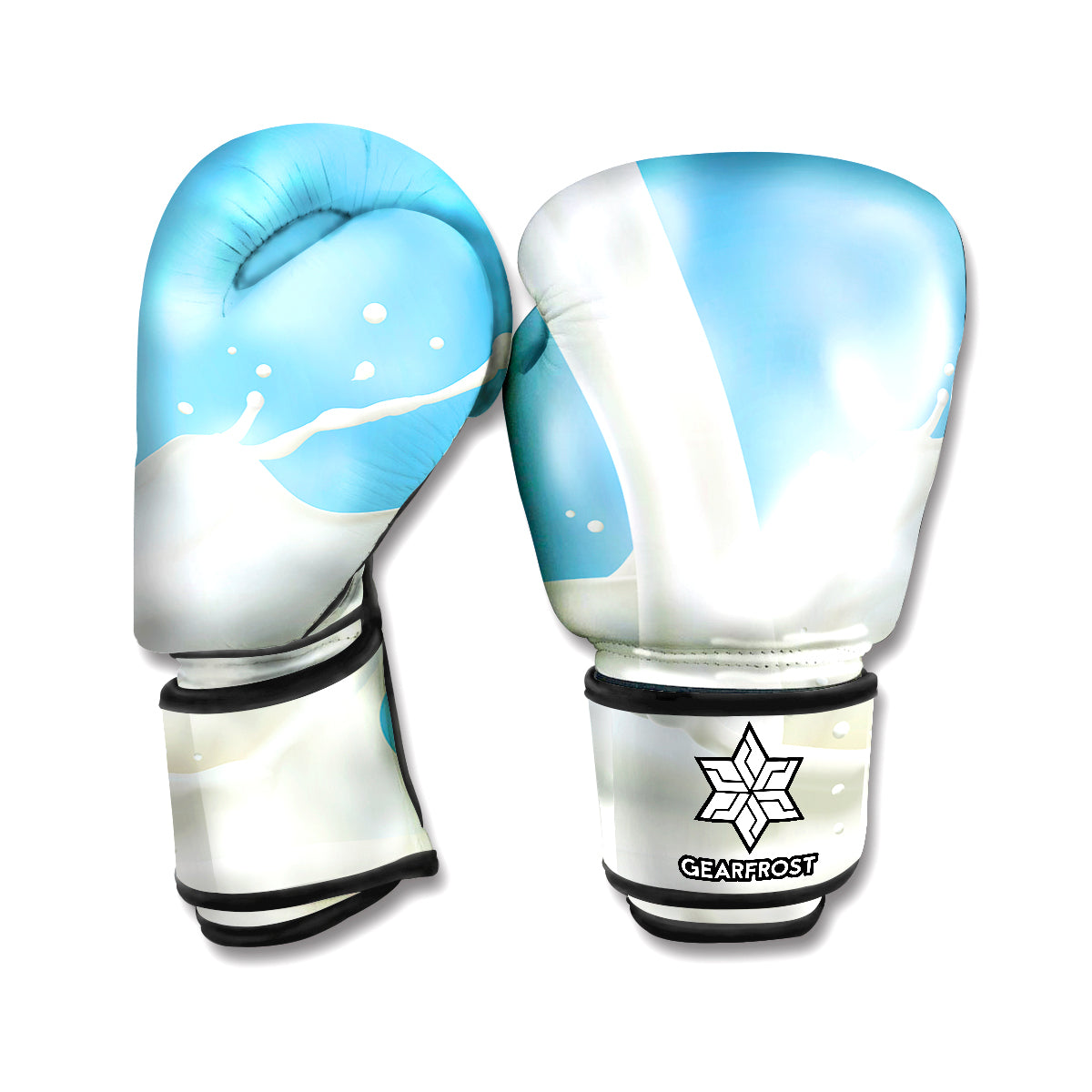 Milk Splash Print Boxing Gloves